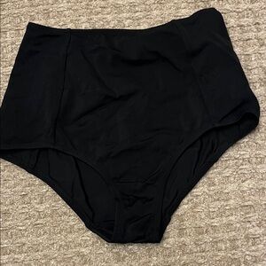 Topshop Black High-Waisted Bikini Bottom